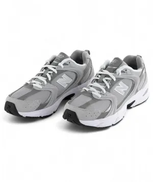 New Balance Woman's Grey and White Athletic Sneakers thumbnail 2