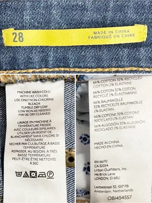 Maeve Anthropologie Jada Jeans Sz 28 Blue High Rise Wide Leg Trouser Flare Denim thumbnail 7