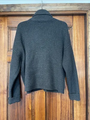 WEEKEND GRAY Shawl Collar Wool-Blend Cardigan Jacket L thumbnail 6