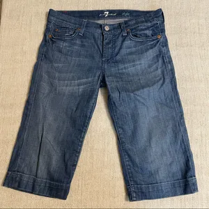 7 For All Mankind Dojo Women’s Jean Shorts thumbnail 1