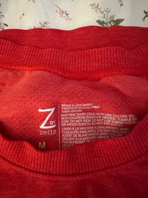 Z By Zella red workout top thumbnail 2