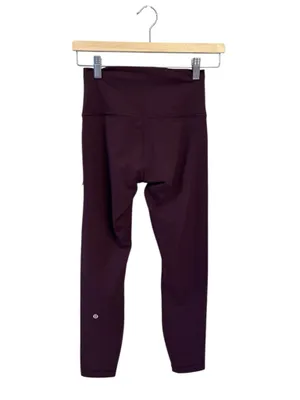 Lululemon Wunder Train High-Rise Tight 25" size 6 Goodnight Plum New with Tags thumbnail 2