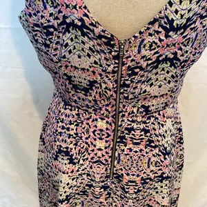 37 NWT One clothing Kaleidoscope dress JUNIOR large Feminine Preppy Scandi Girl thumbnail 4