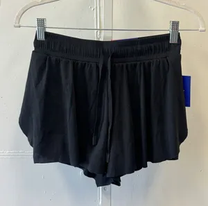 NWT JoyLab Women's Mid-Rise Ribbed Athletic Shorts‎ Black Onyx XS Athletic thumbnail 1