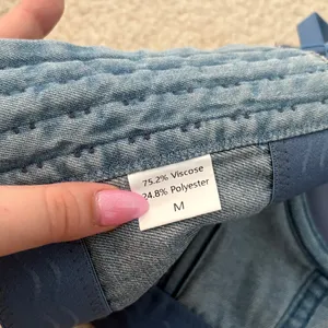 Denim and Silver Embellished Women's Top thumbnail 3