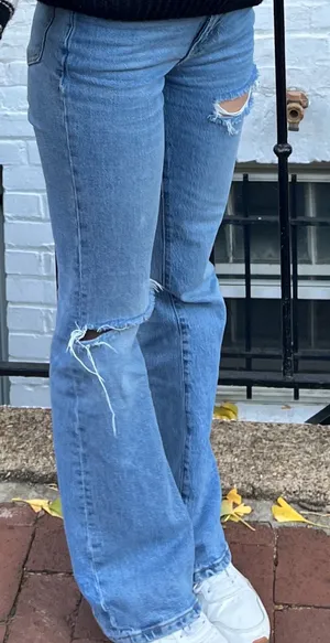BDG Jeans High-Rise Distressed Flare  thumbnail 1