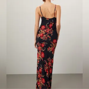 Reformation Para Maxi Floral Dress size Small damaged hem thumbnail 3