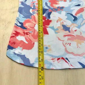 Walter Hagen Performance 11 Sleeveless Golf Polo XS White Gouache Floral Top NEW thumbnail 8