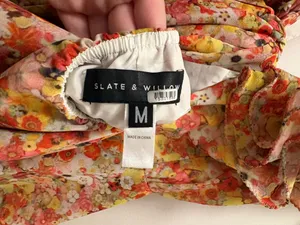 Slate & Willow Flutter Sleeve Tie Back Top thumbnail 5