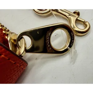 Coach Wallet Mango Pebbled Leather Zip Around Wristlet Strap‎ Clutch thumbnail 6