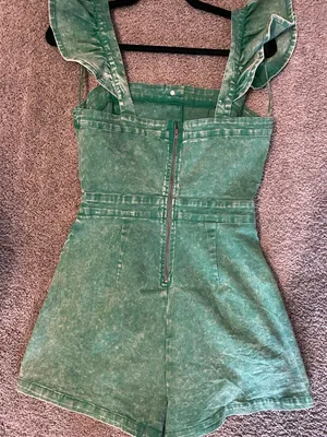 Lime Lush Green Romper thumbnail 6