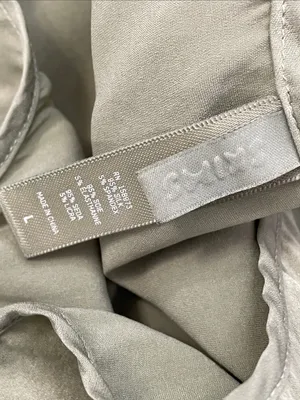 SKIMS Stretch Silk Sleep Tank Top in Green Talk thumbnail 4