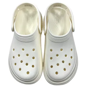 Crocs Stomp Platform Clog Women 9 Chalk Off-White Chunky Lug Sole‎ Y2K Gorpcore thumbnail 10