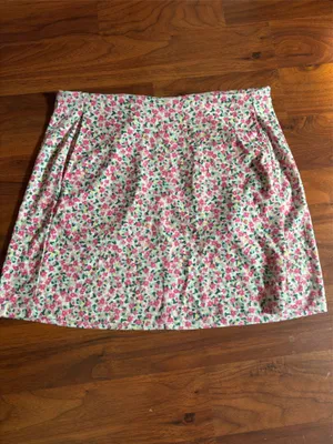Ardene mini floral skirt with pockets Pink thumbnail 1