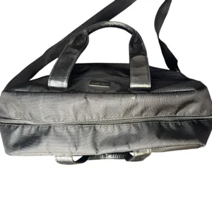 Jimmy Choo Black Travel Duffel‎ Bag Womens Shoulder Carry On Weekender Overnight thumbnail 3