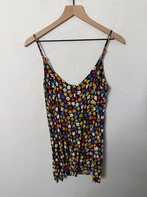 Reformation Marlow Danica Floral Mini Dress Side Slit Retro Womens Size S thumbnail 4