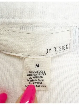BY DESIGN Striped Button Collared Cardigan White Black Medium thumbnail 5