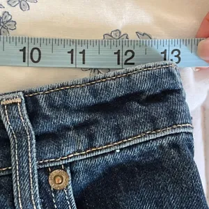 Zara Womens Blue Denim Pleated Mini Skirt Dark Wash Size XS 24 thumbnail 5