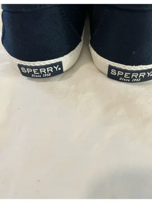 Sperry Sailaway Boat Canvas Shoe, Navy, Size 9.5, NWOT thumbnail 10