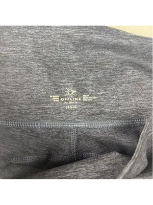Women's Offline by Aerie The Hugger Leggings Size L Dark Blue Grey thumbnail 5