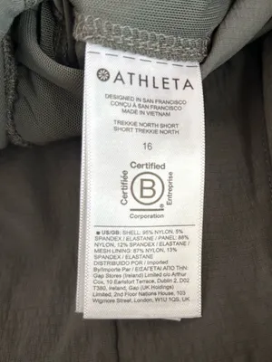 Athleta Trekkie North Short Olive Green Womens Size 16 Hiking Active thumbnail 8