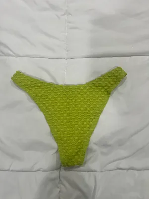 Green Textured Bikini Set Size Small thumbnail 4