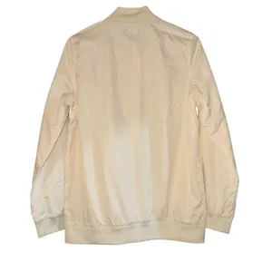 New Joy Clean Boss Performance Bomber Jacket Womens Medium Cream‎ Preppy Classic thumbnail 6