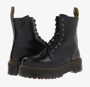Dr Martens Jadon Smooth Leather Platform Boots thumbnail 1