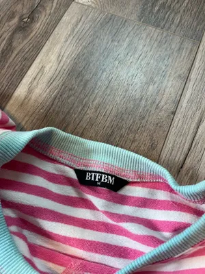 Amazon BTFBM Striped Crew Sweatshirt thumbnail 6