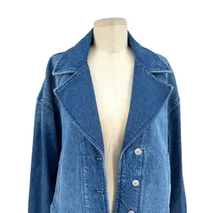 Free People Crop Denim Trucker Jacket In Gemini Wash Size‎ Medium thumbnail 3