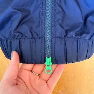 Nike Windrunner Hooded Lightweight Jacket‎ Navy Green Womens Size L 804947 thumbnail 5