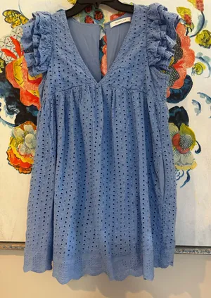 Mustard Seed Dress Blue thumbnail 1