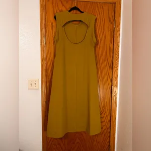FP Beach Green Sleeveless Simone Open Back Maxi Dress - NWOT - Size L thumbnail 4
