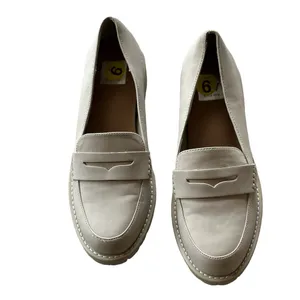 NEW DV Dolce Vita Catalina Lug Sole Loafer Light Taupe Faux Suede thumbnail 4