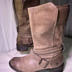 Timberland Women's Tan Leather Heeled Boots thumbnail 5