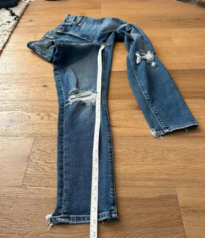 American Eagle Size 00 mom jeans, size 00 jeans thumbnail 10