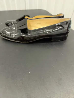 Silvia Fiorentina Patent Leather Bow Loafers Size 8.5 thumbnail 4