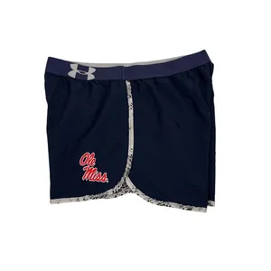 Under Armour All Season Gear Ole Miss Athletic Blue Gray Shorts Size Medium thumbnail 2