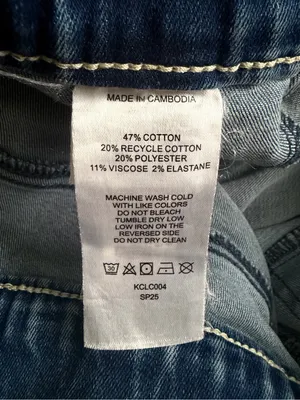 Quince Nina Stretch Pull-On Kick Flare Jeans – Laguna Blue – Size Small thumbnail 8