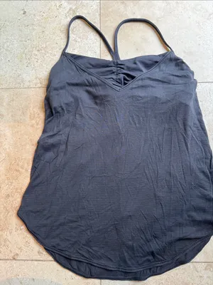 Lululemon Women's Black Spaghetti Strap Tank thumbnail 1
