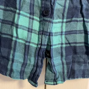 Rails Blue & Aqua Plaid Sleeveless Women’s Top thumbnail 4