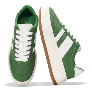 Madden Girl Y2K Navida Sneaker Green Platform White Strip Sneakers Size 9 thumbnail 1