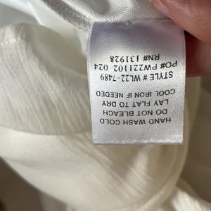 Wishlist, small white summer‎ dress wooden accent buttons, functionable. NWT. thumbnail 9