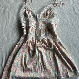 For Love & Lemons Farrah Slip Dress Pink Floral thumbnail 4