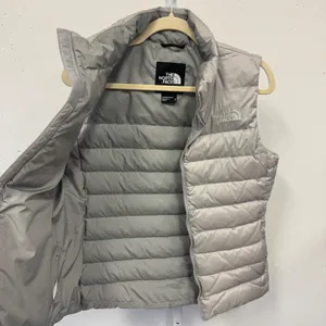 The North Face Womens Aconcagua 3 Vest Down Feather Light Gray Medium Athleisure thumbnail 3