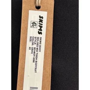 Skims Body Molded Mid Thigh Bodysuit onyx 4x New with tags thumbnail 4