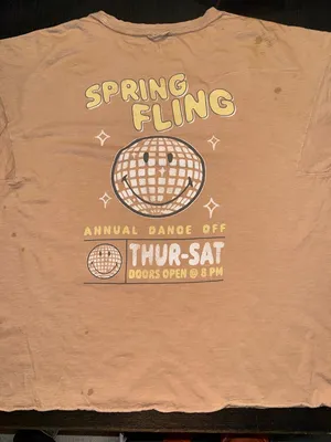 aerie Tan Crewneck Graphic Tee thumbnail 6