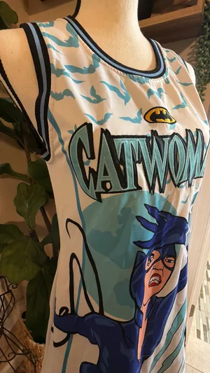 DC Comics Catwoman Graphic Tank Top - Blue/White thumbnail 5