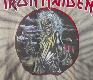 Iron Maiden Killers Album Cover Heavy Metal Band Tie Dye 2XL thumbnail 2