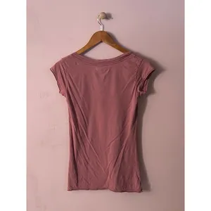 Disney Vintage 2006 Women’s Dusty Rose Pink Mickey Las Vegas V-Neck Tee Size S thumbnail 10